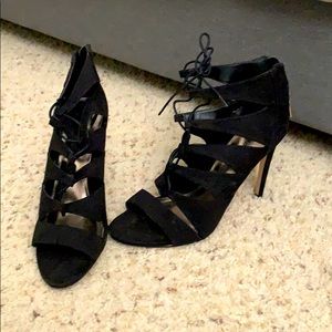 Black Open Toed Heels